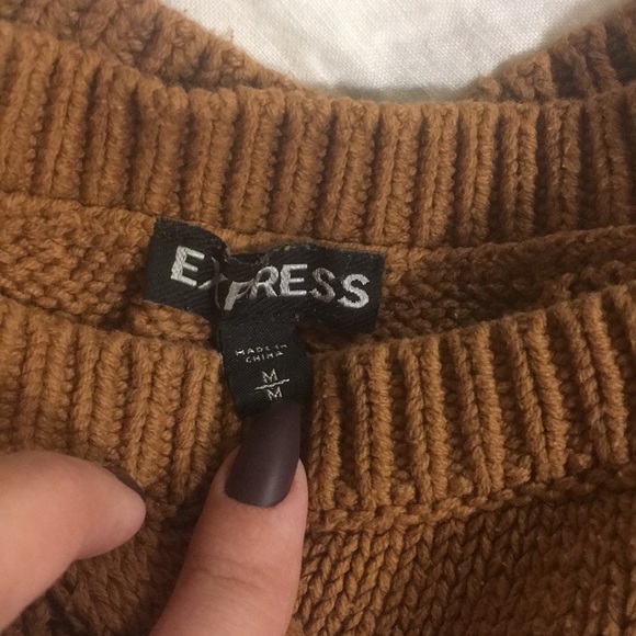 Comfy oversized rust orange sweater - Picture 4 of 5